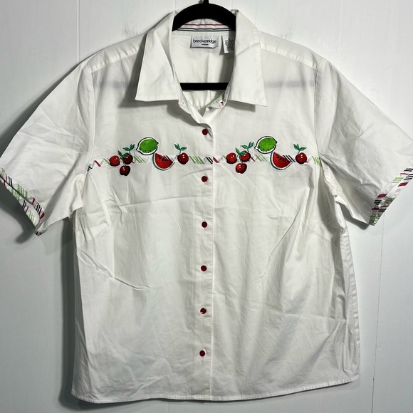Breckenridge Women’s Short Sleeve Button Up Shirt T43* 42725 - Picture 1 of 5